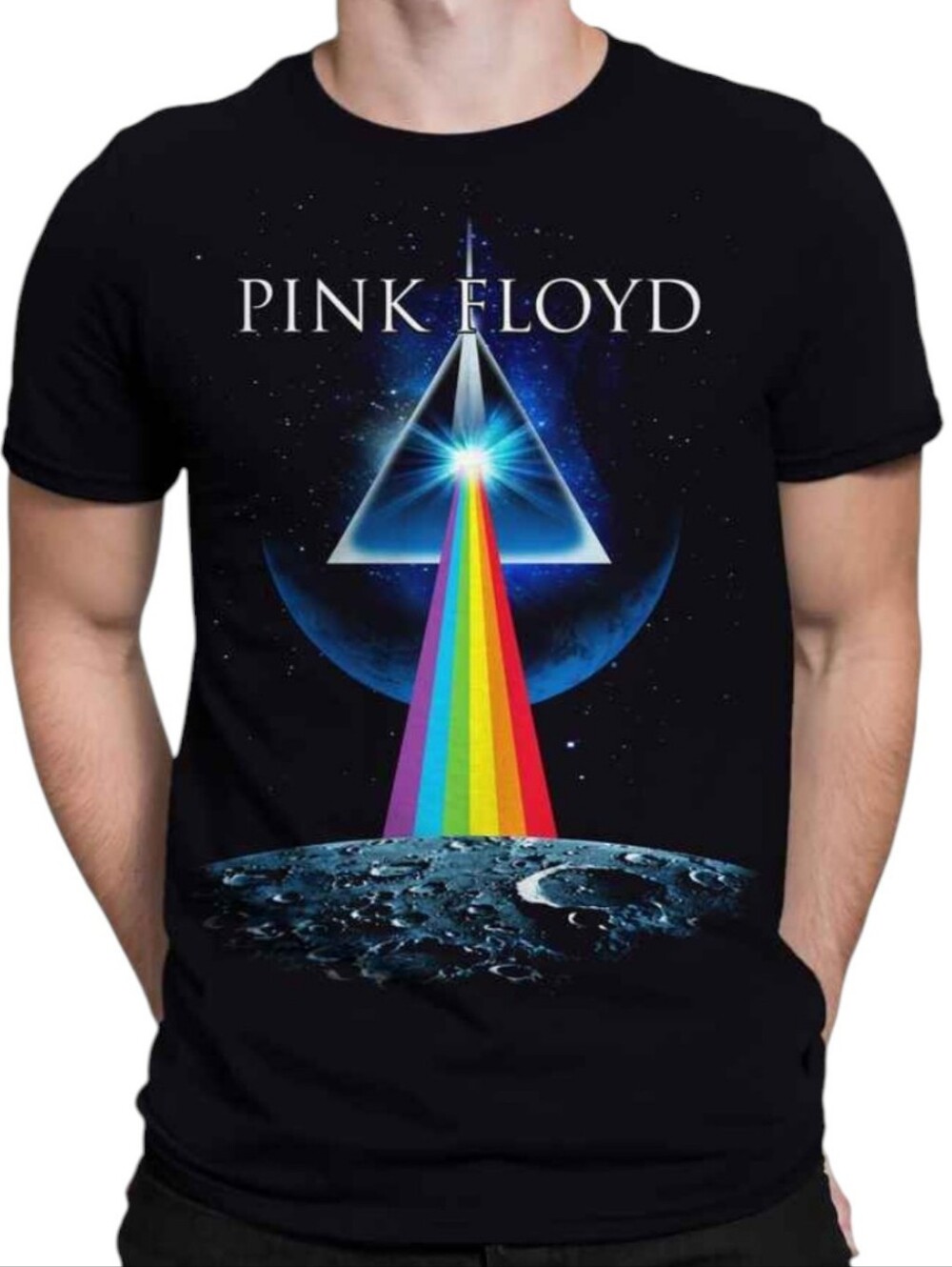 PINK FLOYD Dark Side Invasion Black Short Sleeve T-Shirt